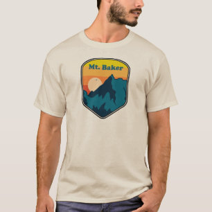 Camiseta Monte Baker Washington Sunrise