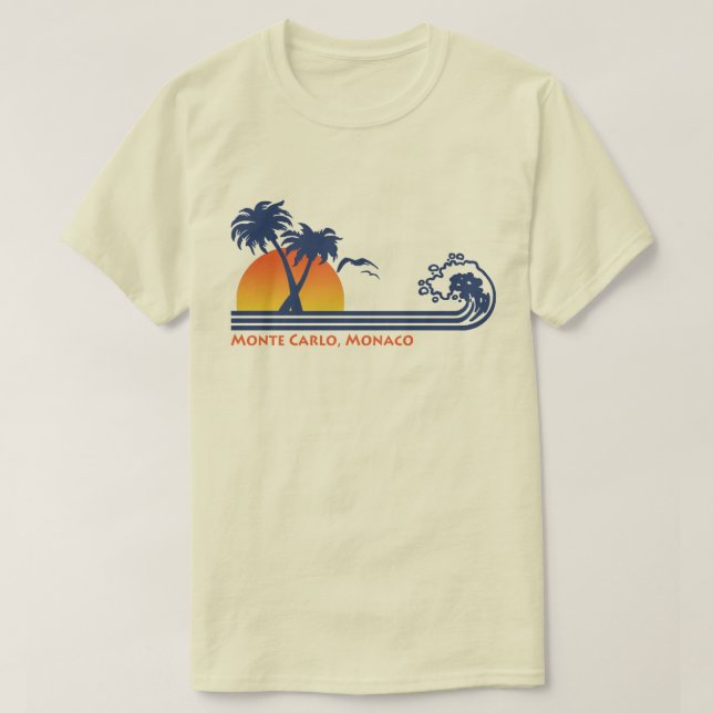 Camiseta Monte Carlo Monaco (Diseño del anverso)