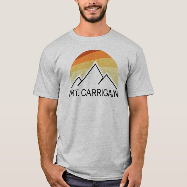 Camiseta Monte Carrigain Retro New Hampshire (Anverso)