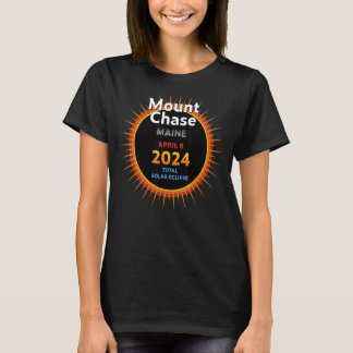 Camiseta Monte Chase Maine ME Eclipse solar total 2024 2