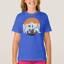 Camiseta Monte del Templo en Nepal Everest