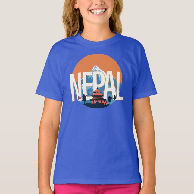 Camiseta Monte del Templo en Nepal Everest (Anverso)