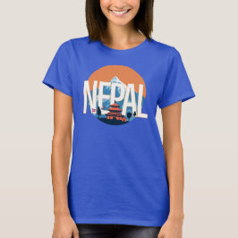 Camiseta Monte del Templo en Nepal Everest