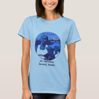 Camiseta Monte el maratón Blue_Purple, Mt. MarathonSeward,…