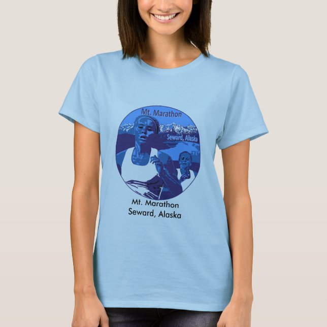 Camiseta Monte el maratón Blue_Purple, Mt. MarathonSeward,… (Anverso)