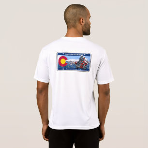 Camiseta Monte el t-cortocircuito de Rockies