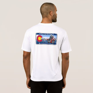 Camiseta Monte el t-cortocircuito de Rockies
