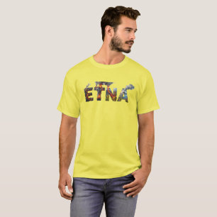 Camiseta Monte Etna Volcán Activo Italia Maravilla Poderosa