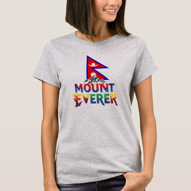Camiseta Monte Everar como el Everest (Anverso)