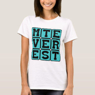 Camiseta Monte Everest, Montaña más Alta del Mundo