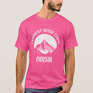 Camiseta Monte Everest Nepal Himalaya Montañero Montaña