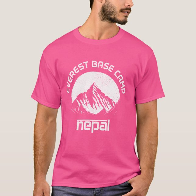 Camiseta Monte Everest Nepal Montaña Himalaya (Anverso)
