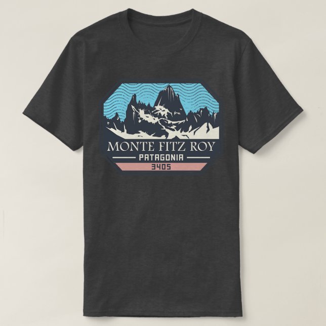 Camiseta Monte Fitz Roy Patagonia (Diseño del anverso)