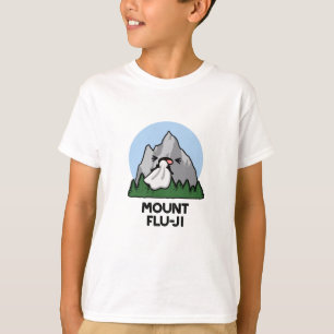 Camiseta Monte Flu-ji Funny Mountain Pun