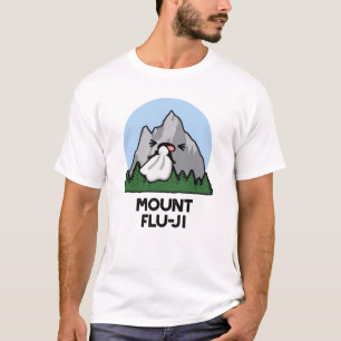 Camiseta Monte Flu-ji Funny Mountain Pun