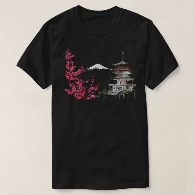 Camiseta Monte Fuji (Diseño del anverso)