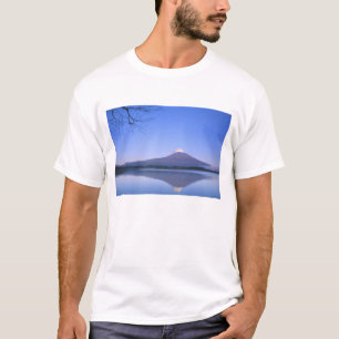 Camiseta Monte Fuji desde el lago Motosu, Yamanashi, Japón