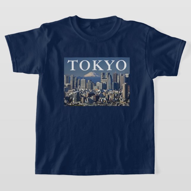 Camiseta Monte Fuji | Distrito de Shinjuku Skyline Tokio Ja (Distribución)