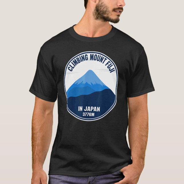 Camiseta Monte Fuji en escalada (Anverso)