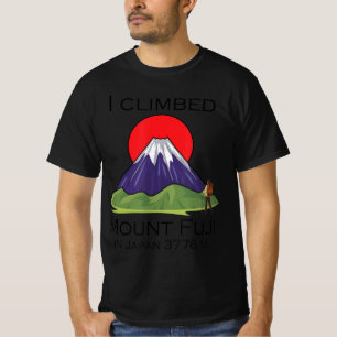 Camiseta Monte Fuji en escalada