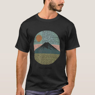 Camiseta Monte Fuji Japonés Monte Fuji Japón Moderno Elegan