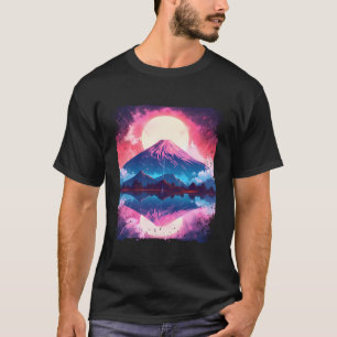 Camiseta Monte Fuji Vaporwave Estético en Japón