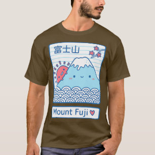 Camiseta Monte Fuji y Sol Kawaii
