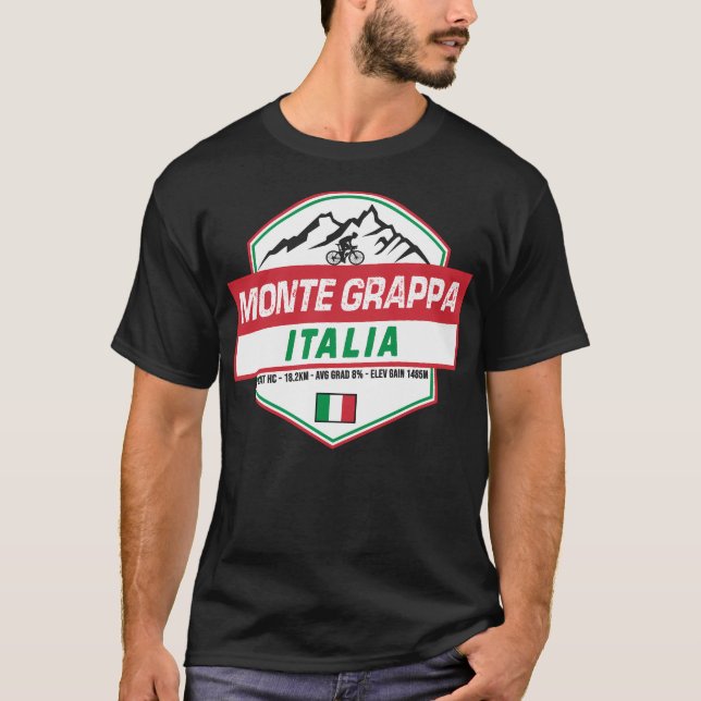 Camiseta Monte Grappa Ciclismo Italia (Anverso)