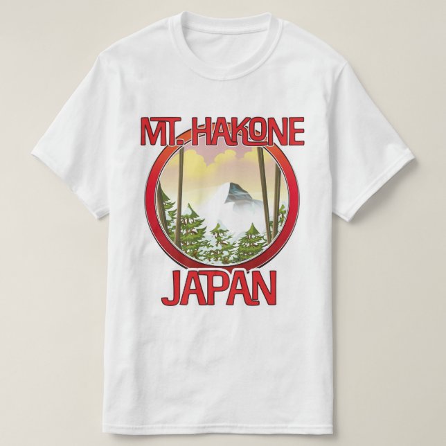 Camiseta Monte Hakone Japón (Diseño del anverso)