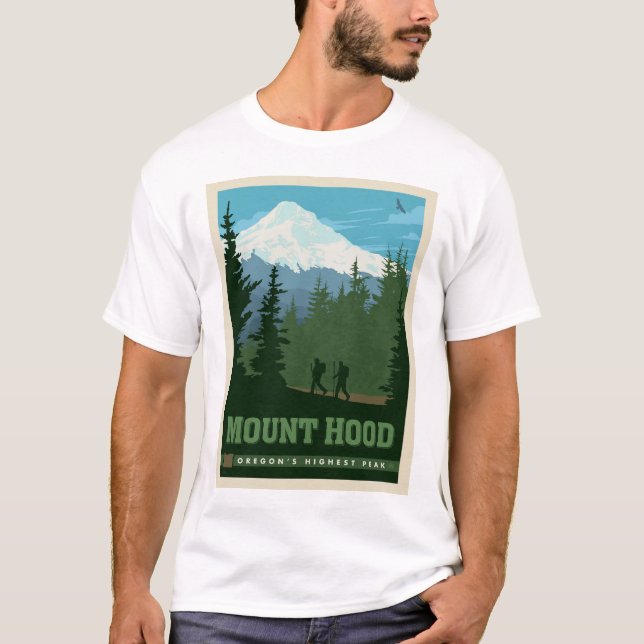 Camiseta Monte Hood | Oregon (Anverso)