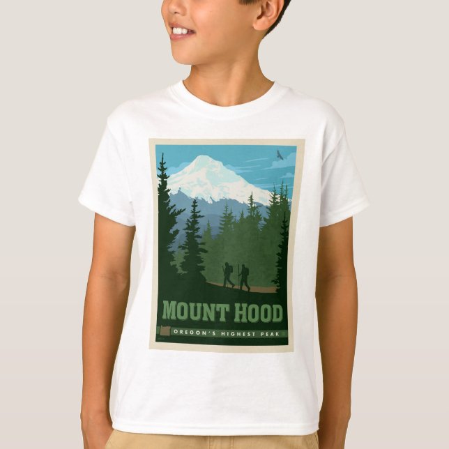 Camiseta Monte Hood | Oregon (Anverso)