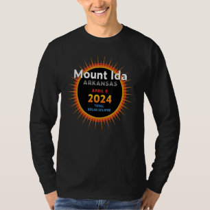 Camiseta Monte Ida Arkansas AR Eclipse Solar Total 2024 2