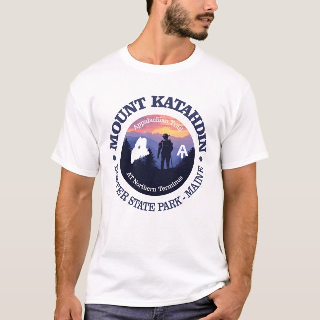 Camiseta Monte Katahdin (rd2) (Anverso)