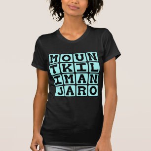 Camiseta Monte Kilimanjaro, montaña en Tanzania