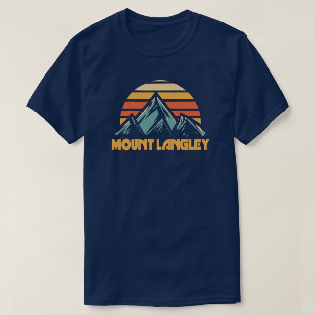 Camiseta Monte Langley California Retro Turquoise (Diseño del anverso)