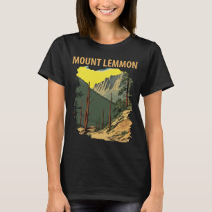 Camiseta Monte Lemmon Arizona Bosque Retro Viaje