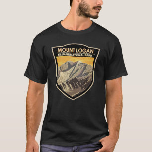 Camiseta Monte Logan Canadá Viaje de arte