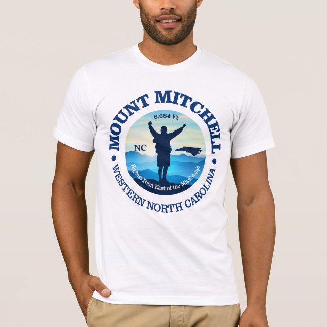 Camiseta Monte Mitchell (V) (Anverso)