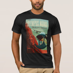Camiseta Monte Olimpo de Marte Volcán más alto del Sistema