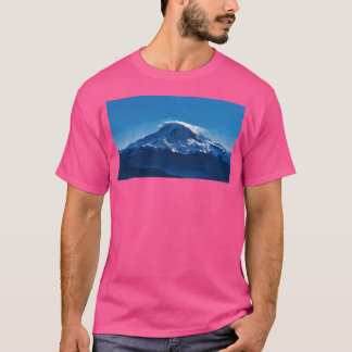 Camiseta Monte Rainier Con Nube Lenticular (Pintura De Acei