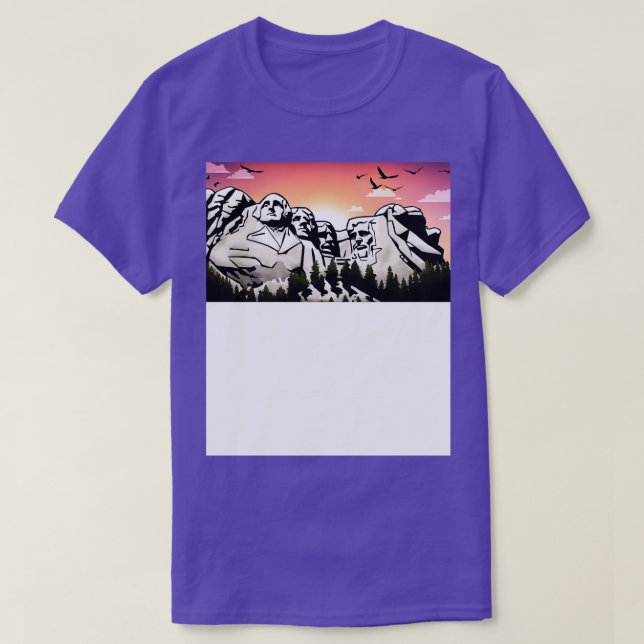 Camiseta Monte Rushmore (Diseño del anverso)