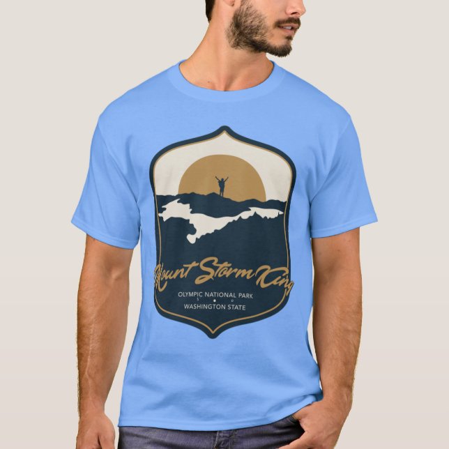 Camiseta Monte Storm King Parque Nacional Olímpico (Anverso)