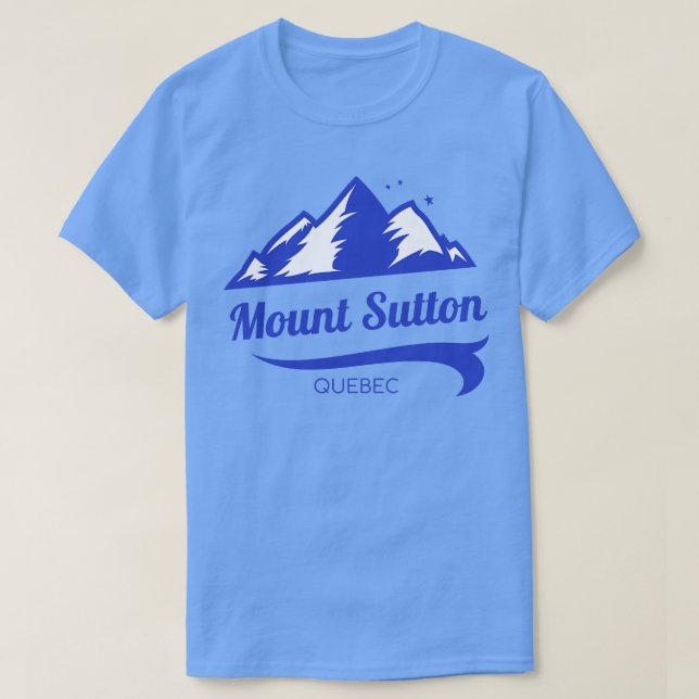 Camiseta Monte Sutton ski Quebec (Diseño del anverso)