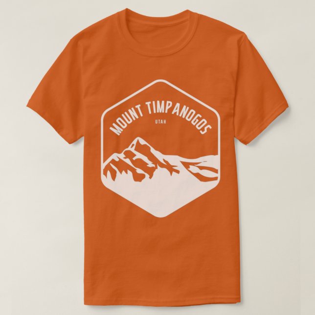 Camiseta Monte Timpanogos Utah (Diseño del anverso)
