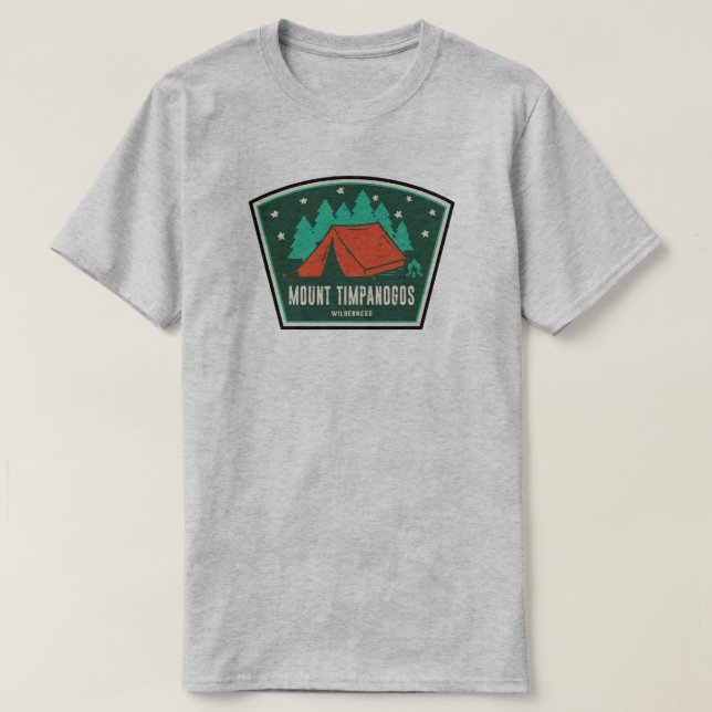 Camiseta Monte Timpanogos Wilderness Utah Camping (Diseño del anverso)