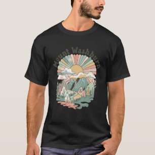 Camiseta Monte Vintage Washburn Wyoming Montañas Senderismo