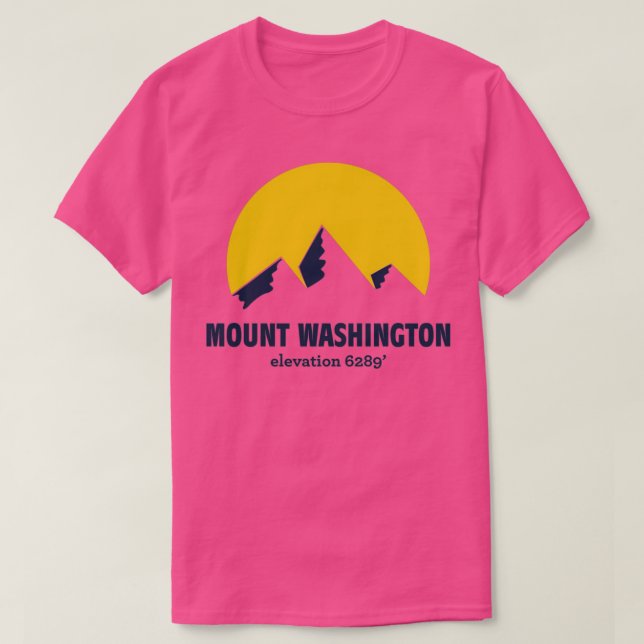 Camiseta Monte Washington (Diseño del anverso)
