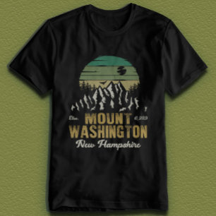 Camiseta Monte Washington New Hampshire Retro Vintage