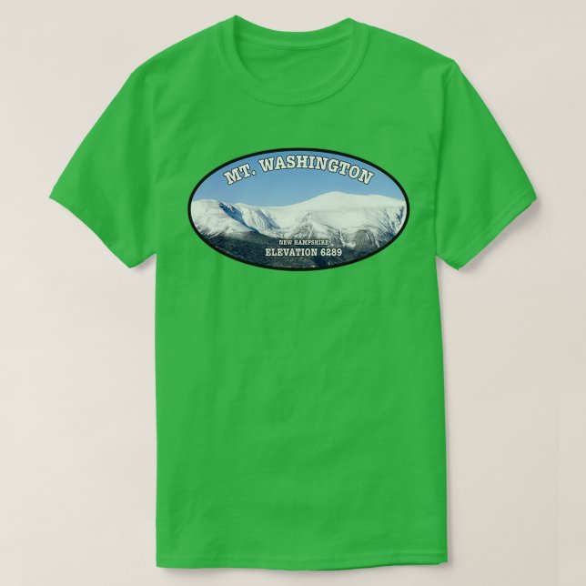 Camiseta Monte Washington NH (Diseño del anverso)