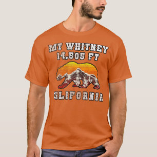 Camiseta Monte Whitney Bandera Inspirar al Oso Mt Whitney